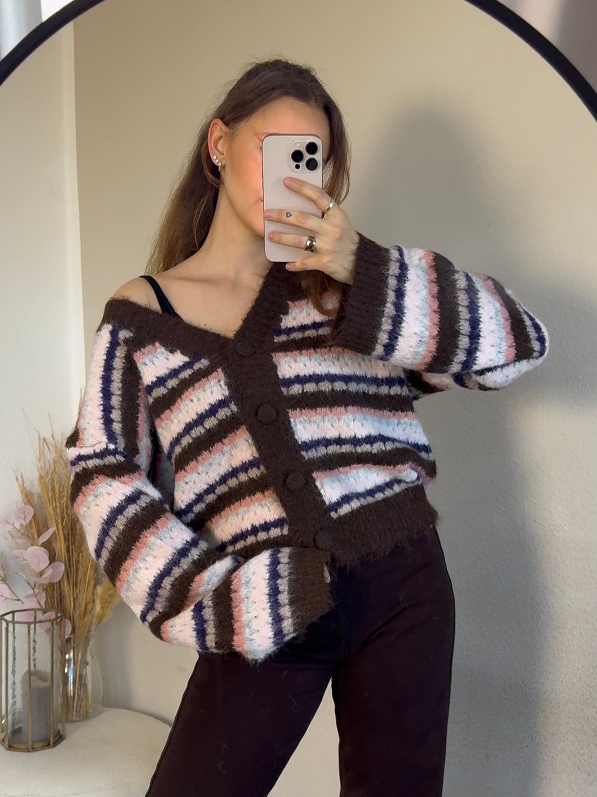 Cardigan “Coffee bliss”