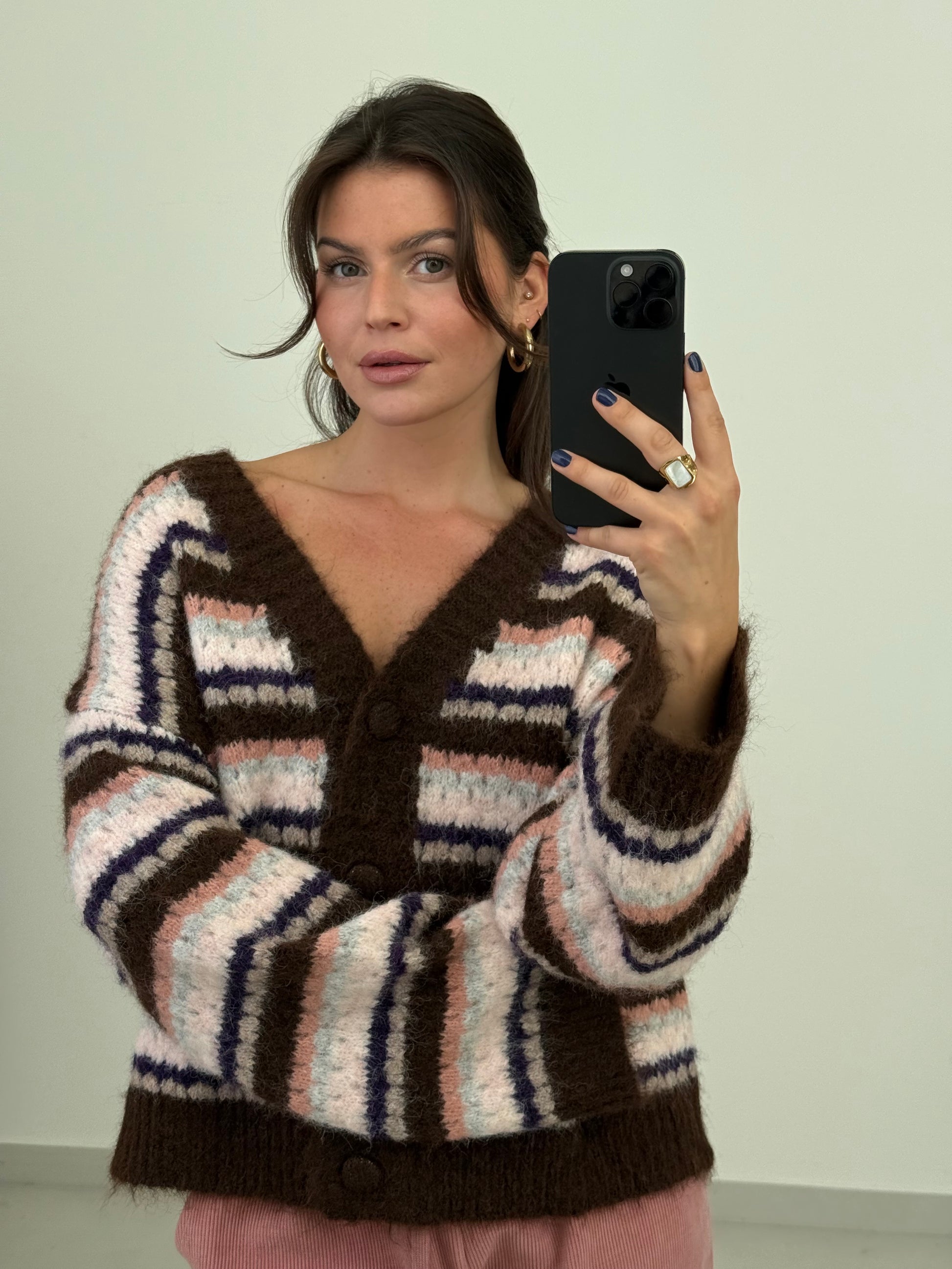 Cardigan “Coffee bliss”