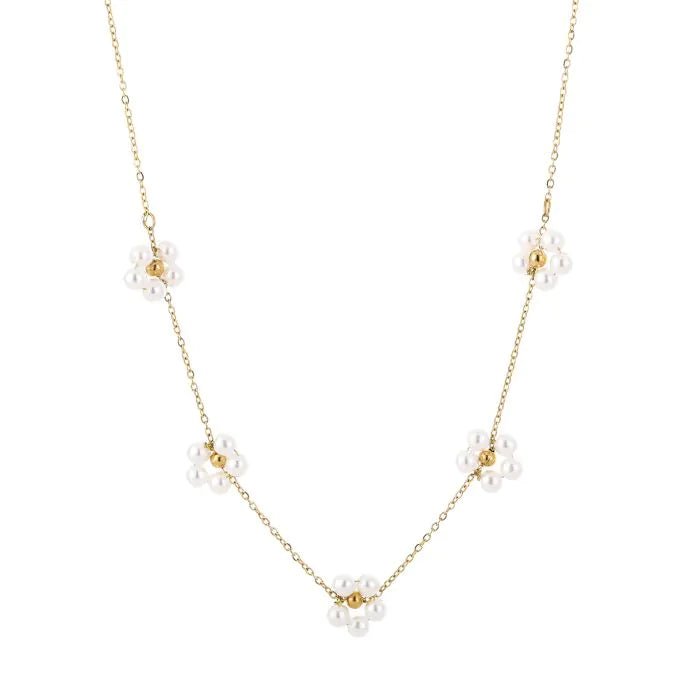 Kette „Daisy“, Silber/gold