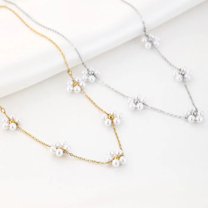 Kette „Daisy“, Silber/gold
