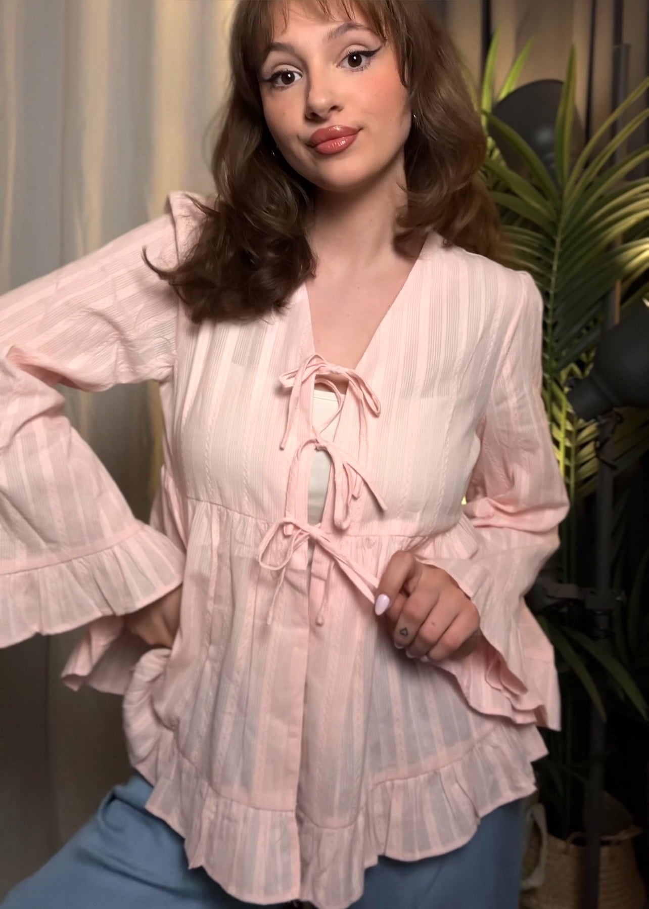 Bluse “Mona” rosa