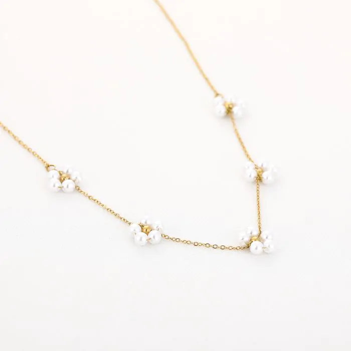 Kette „Daisy“, Silber/gold