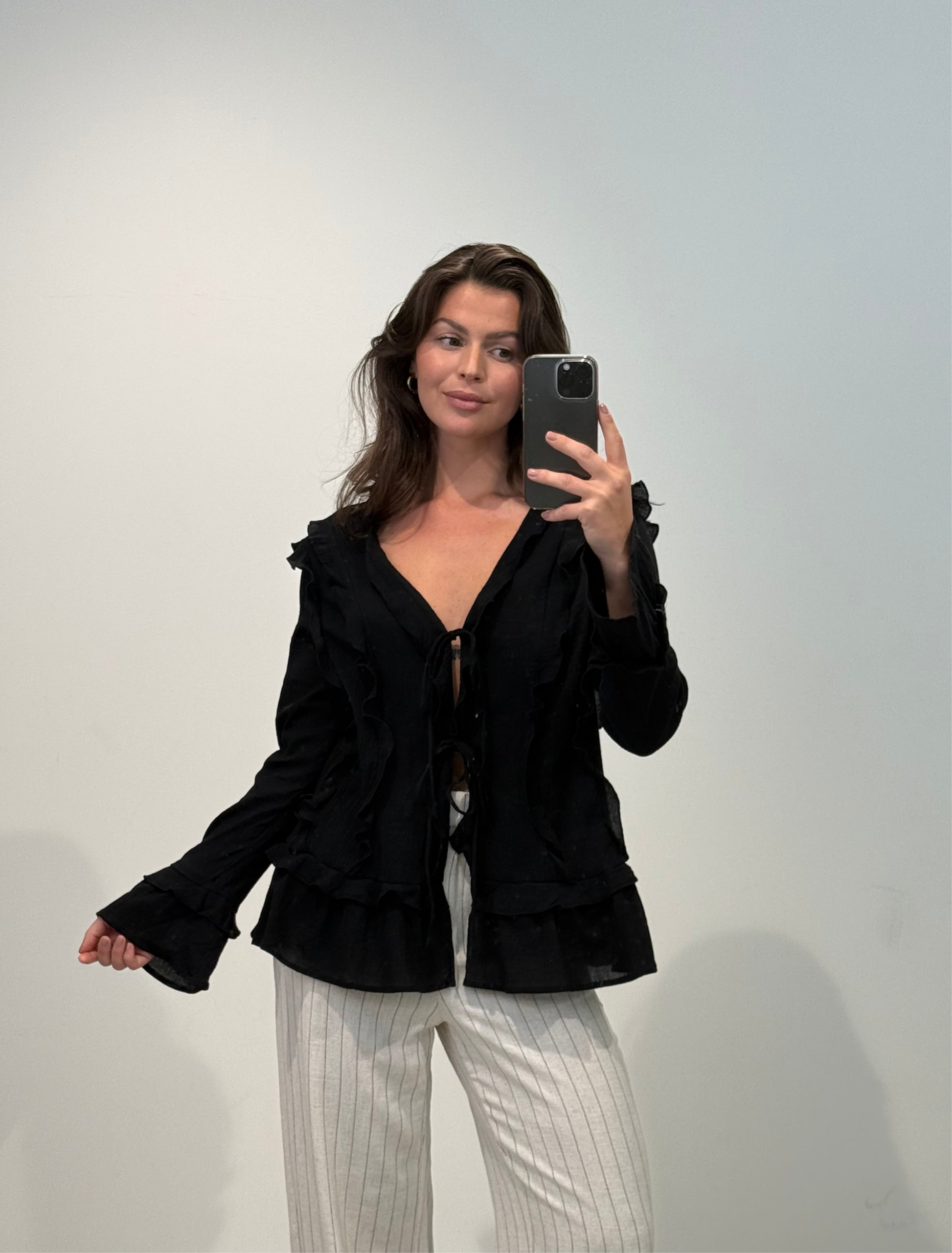 Bluse „Juna“ schwarz