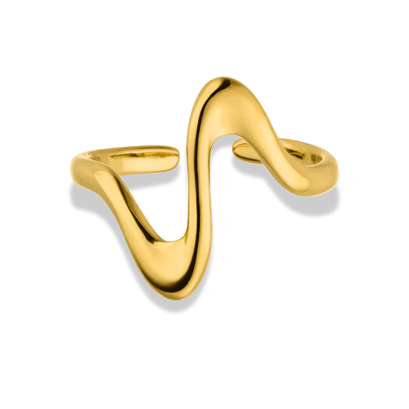 Hi-Life Sweet Meltdown Ring 14K vergoldet