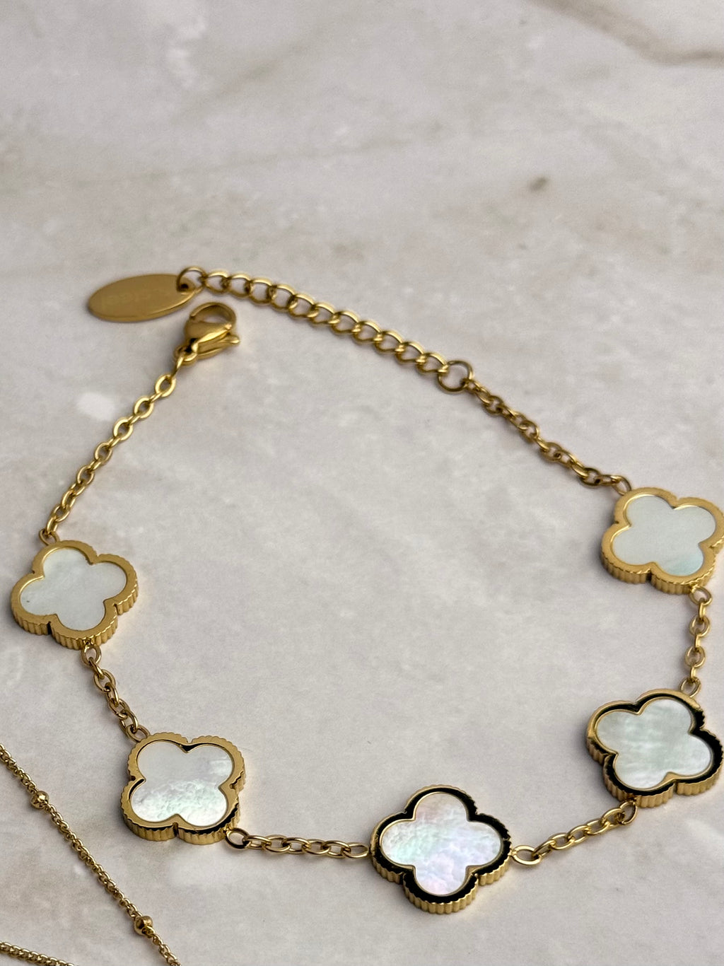 Lucky Leaf Abbaddon Armband 14K vergoldet