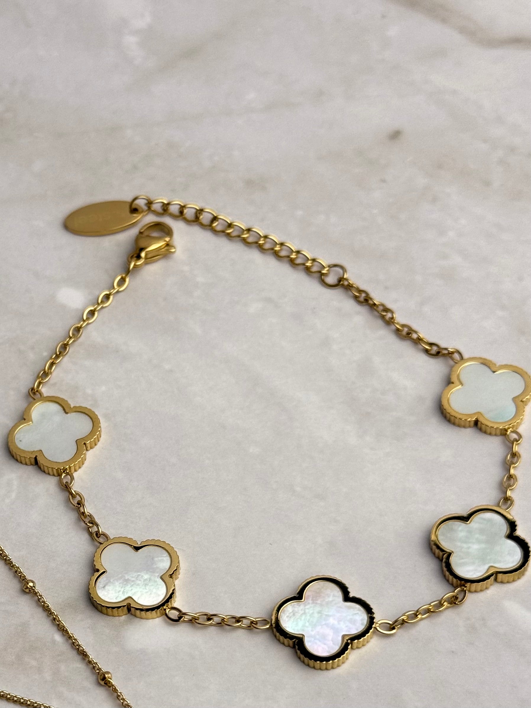 Lucky Leaf Abbaddon Armband 14K vergoldet