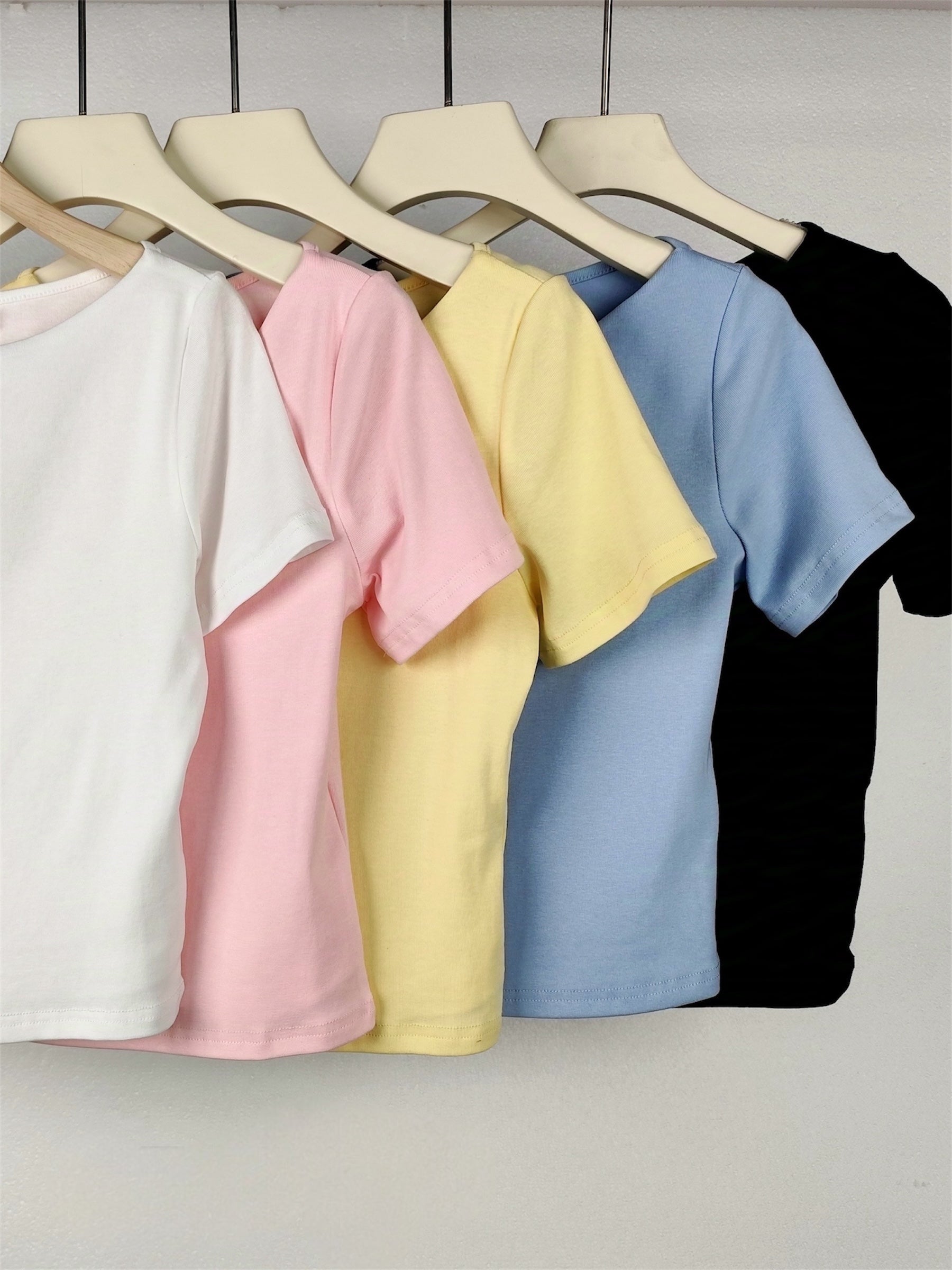 Basic T-Shirt, versch. Farben