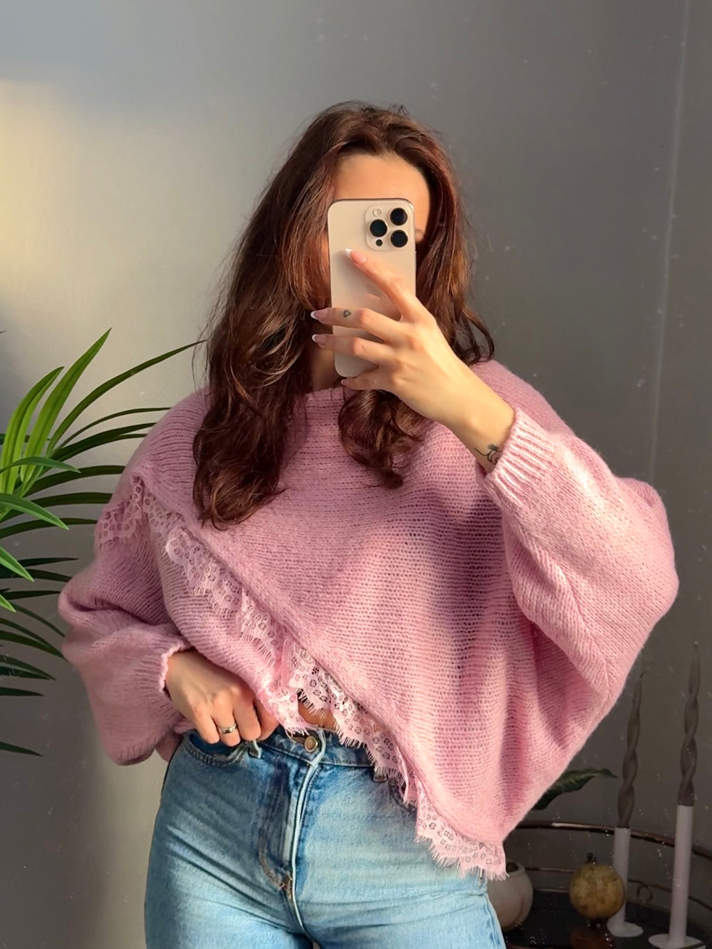 Spitzen Pullover „Lynn“