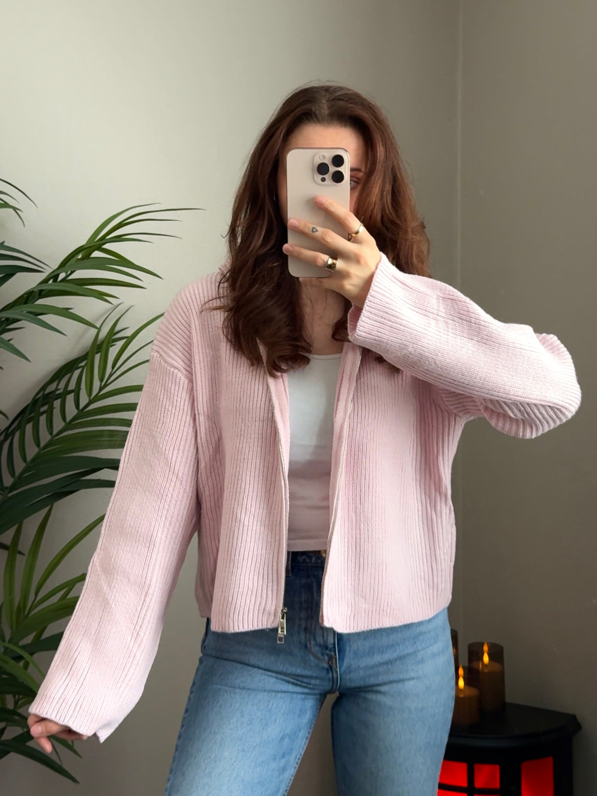 Zipper Jacke „Lou“, gestreift oder Basic