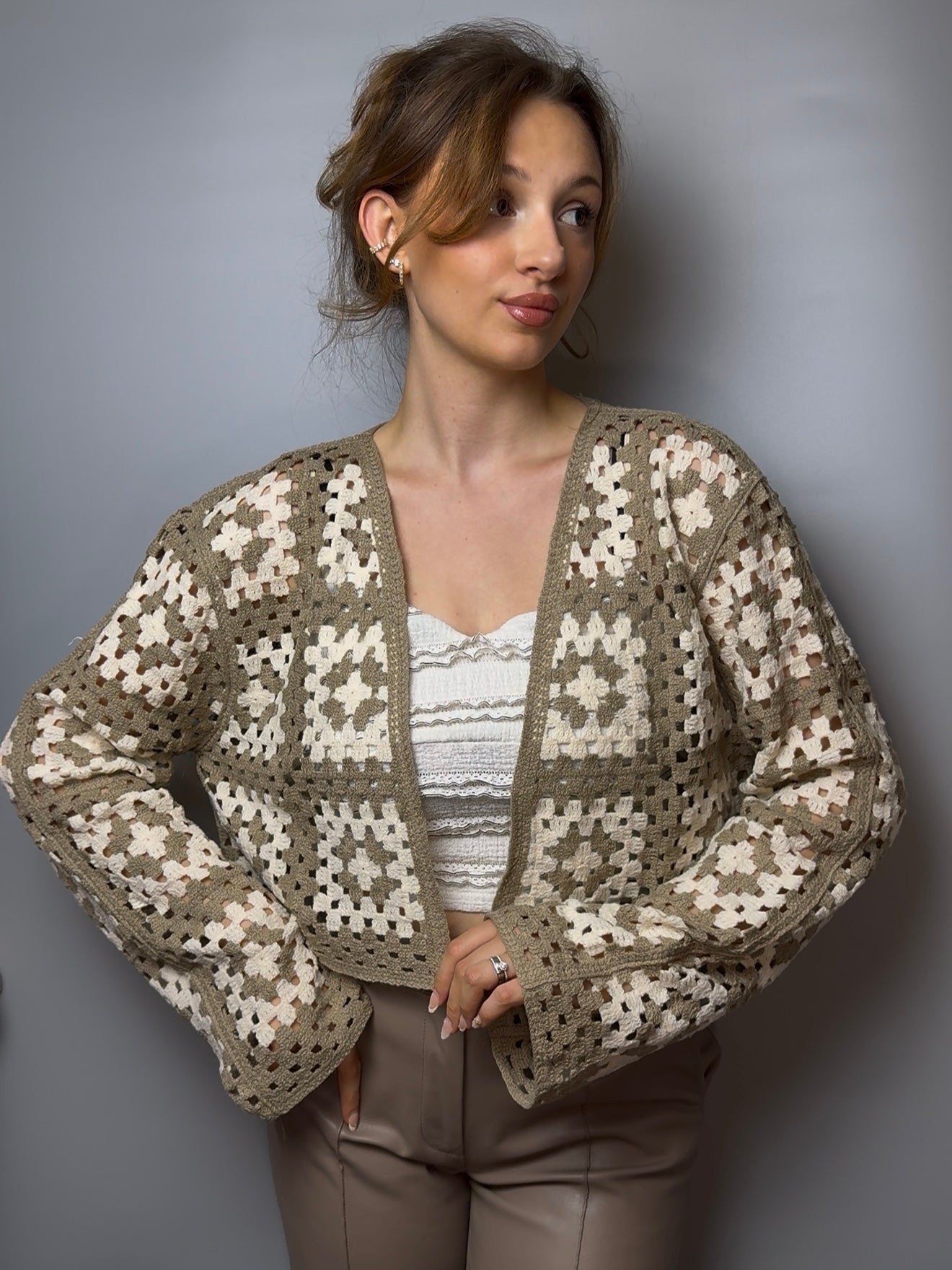 Häkel Strickjacke „Enya“