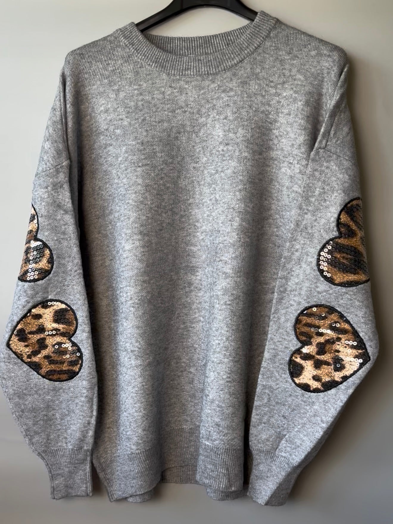 Pullover mit Pailletten, versch. Farben