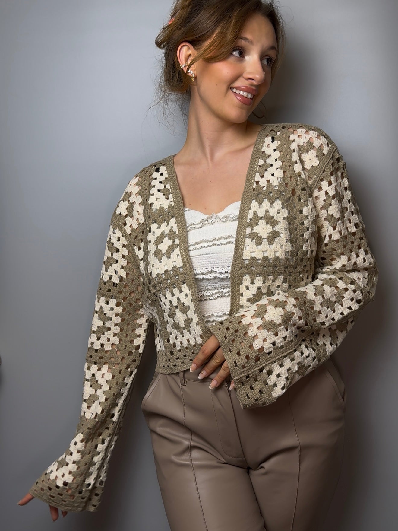 Häkel Strickjacke „Enya“
