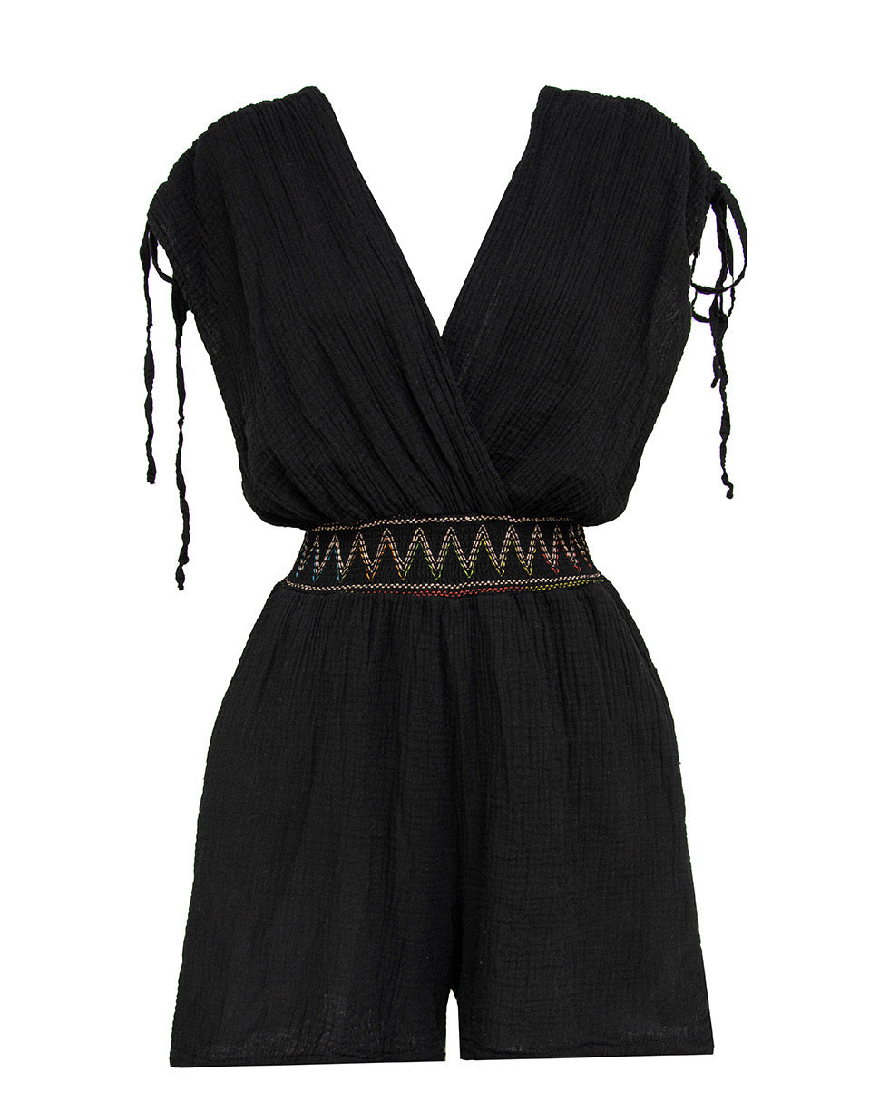 Musselin Playsuit lachsrosa