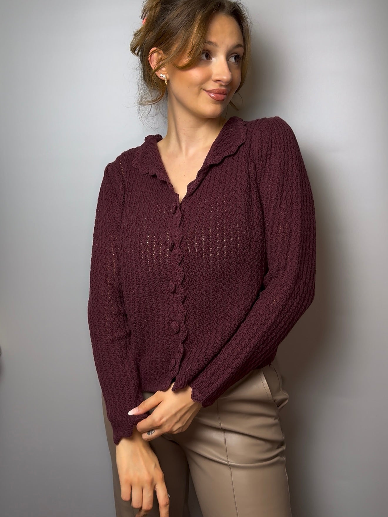 Strickjacke „Finja“, lang