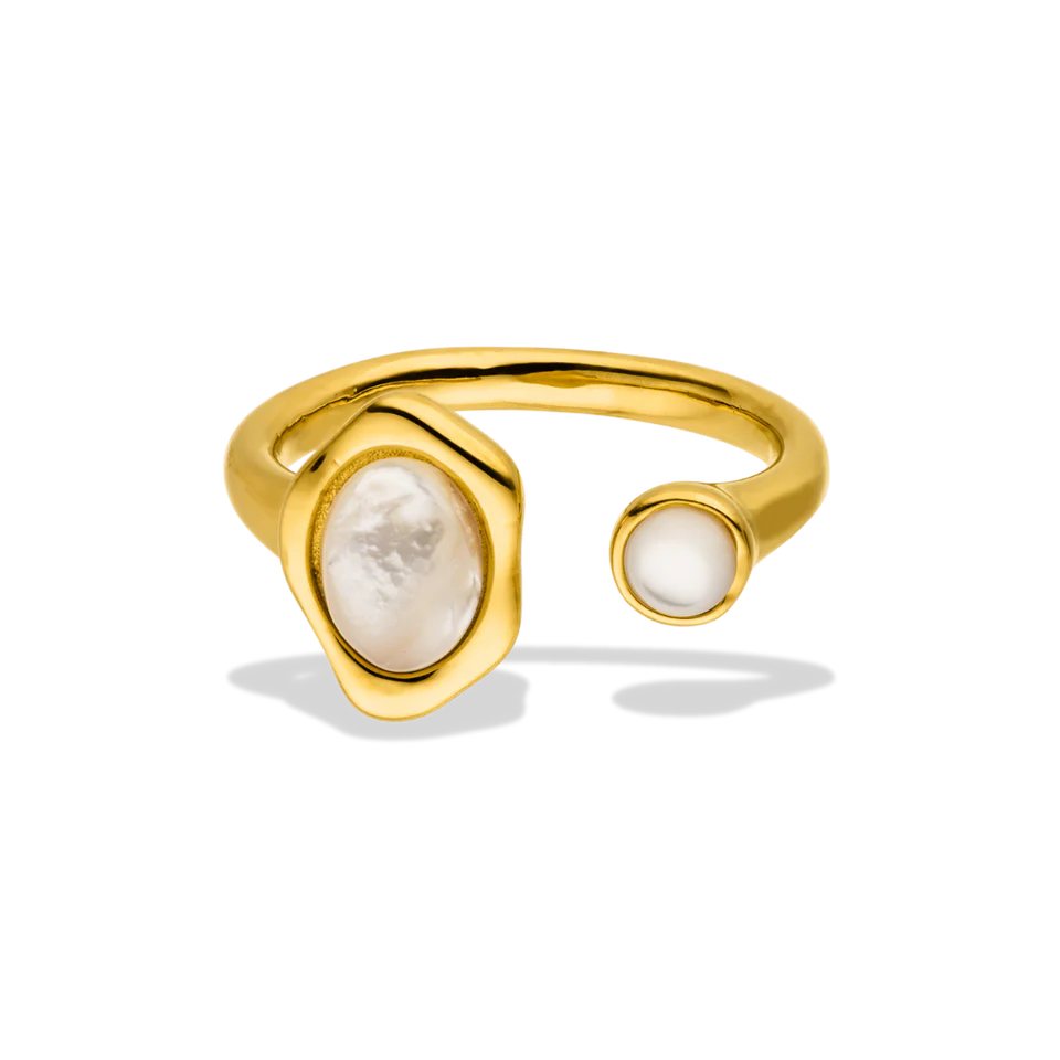 Hi-Life Meltdown Lucky Ring 14K vergoldet