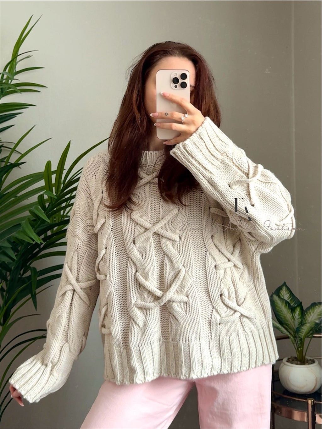 Pullover „Catalina“ beige