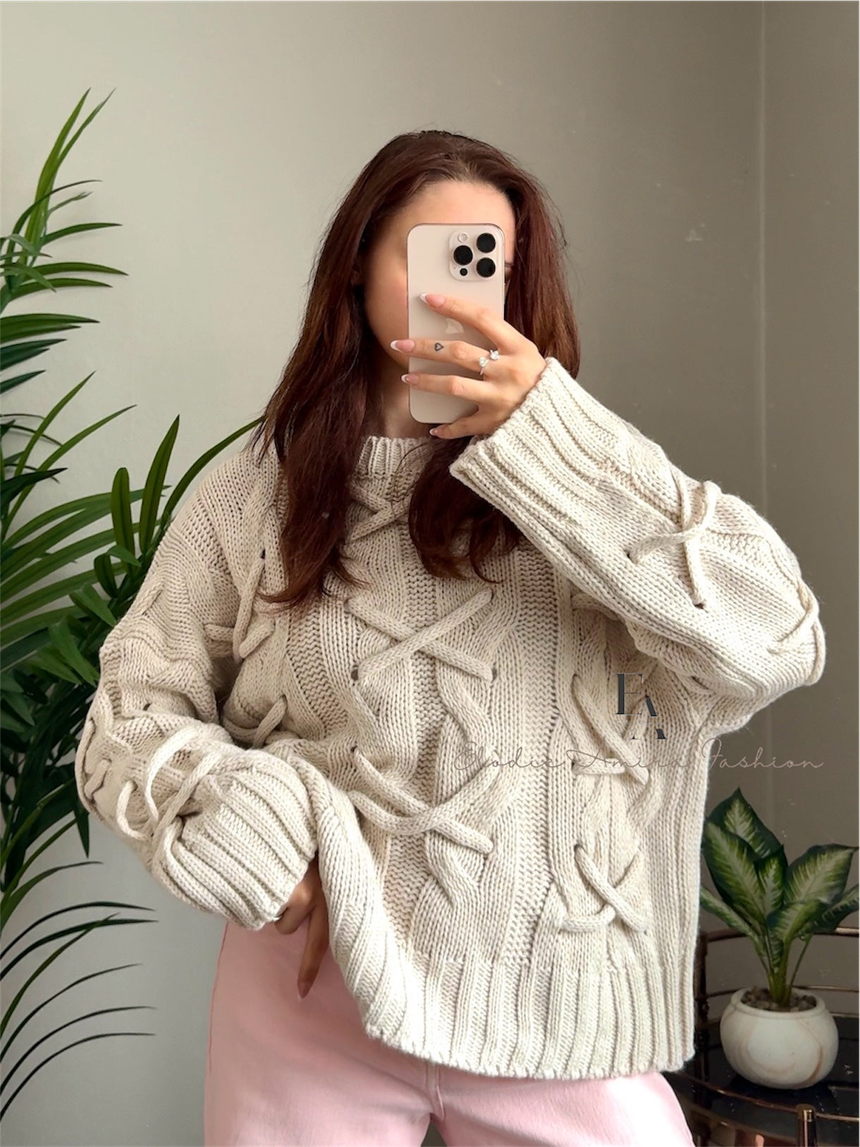 Pullover „Catalina“ beige