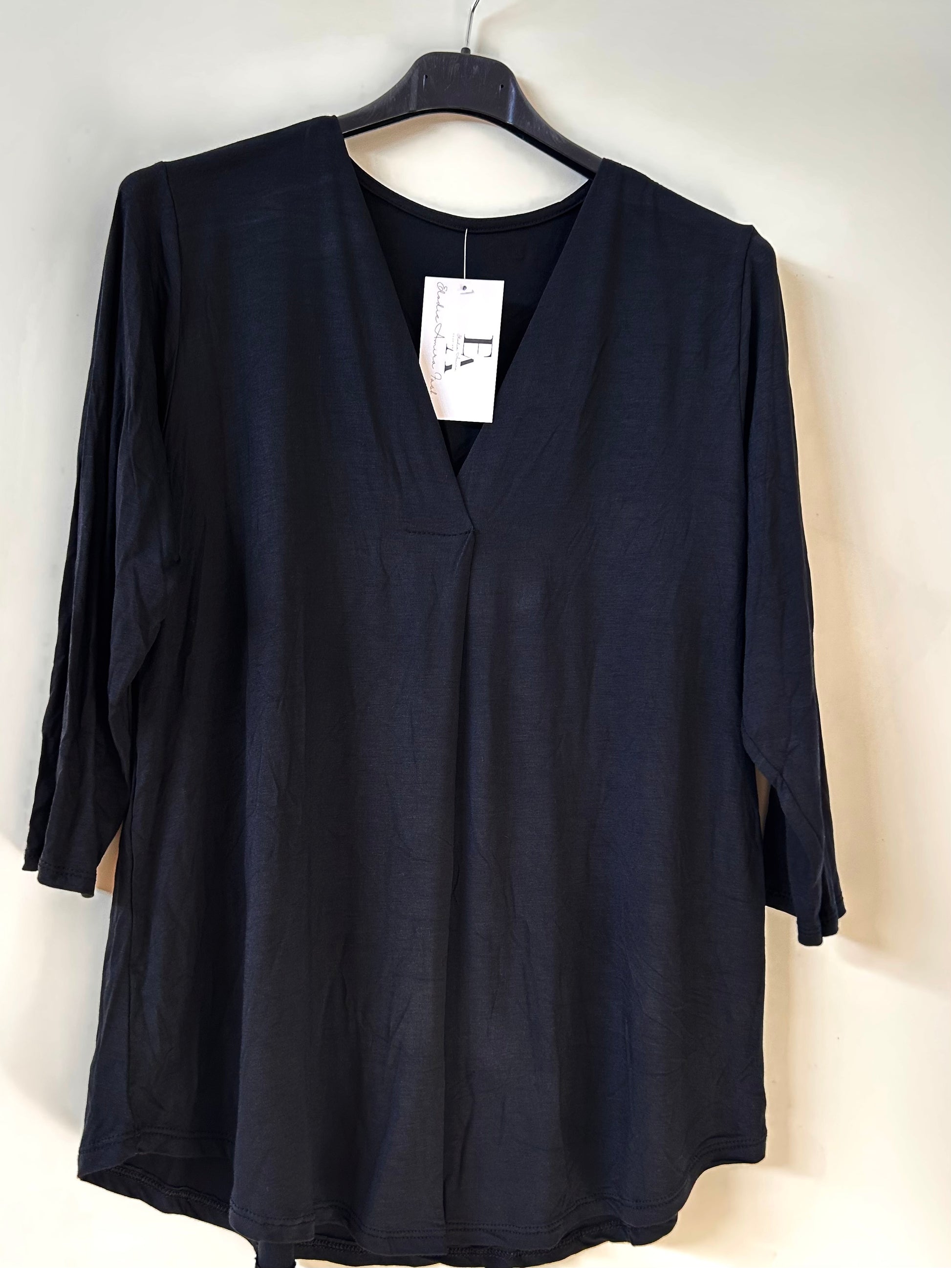 Viskose Basic Shirt, versch. Farben
