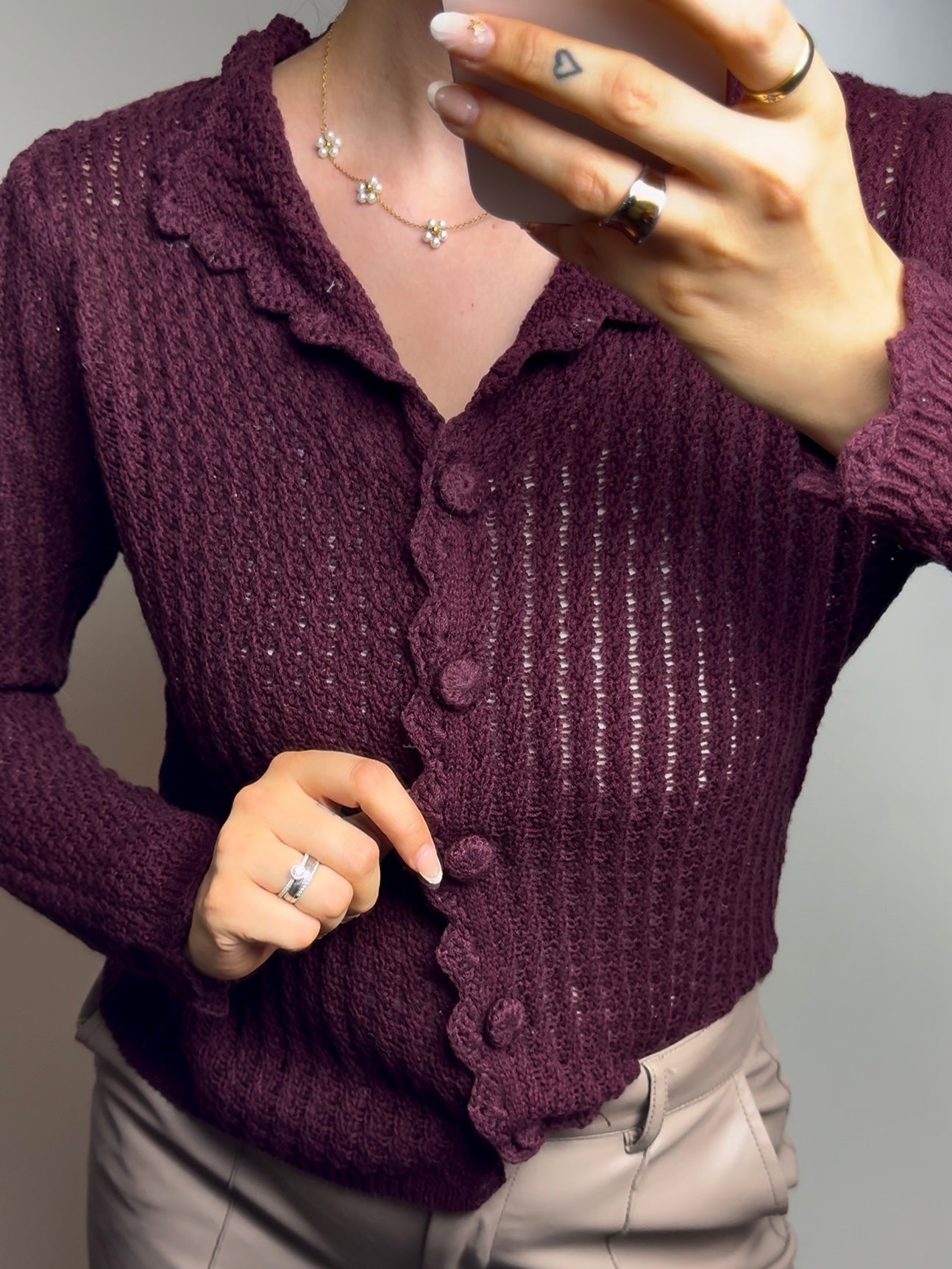 Strickjacke „Finja“, lang