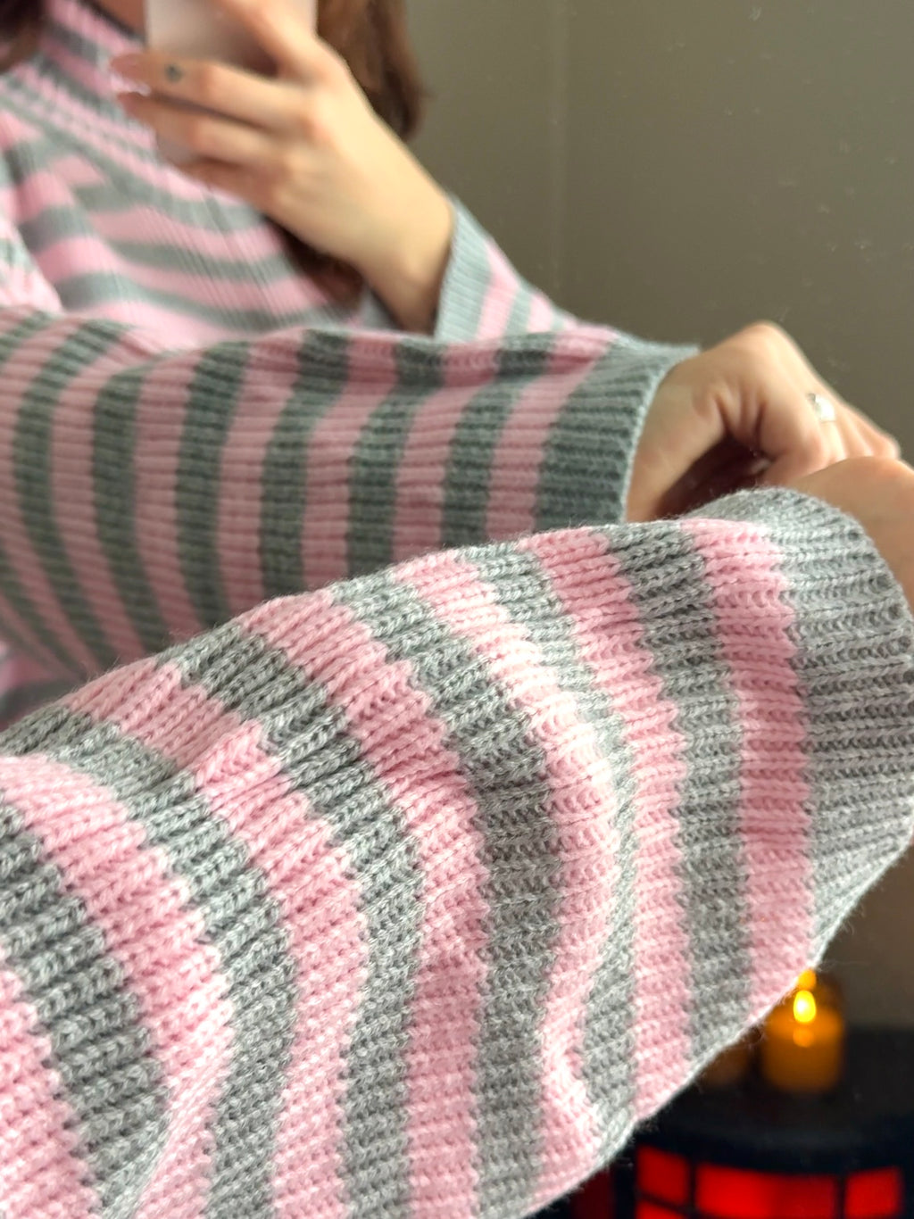 Zipper Jacke „Lou“, gestreift oder Basic