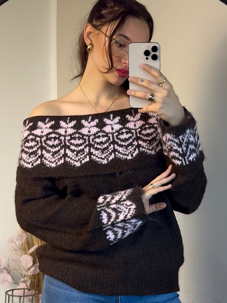 Off Shoulder Pullover „Calista“