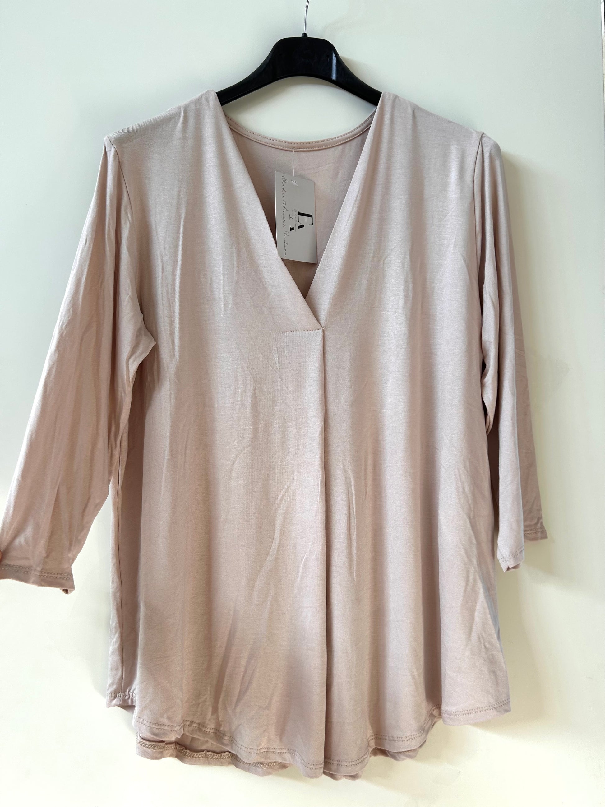 Viskose Basic Shirt, versch. Farben