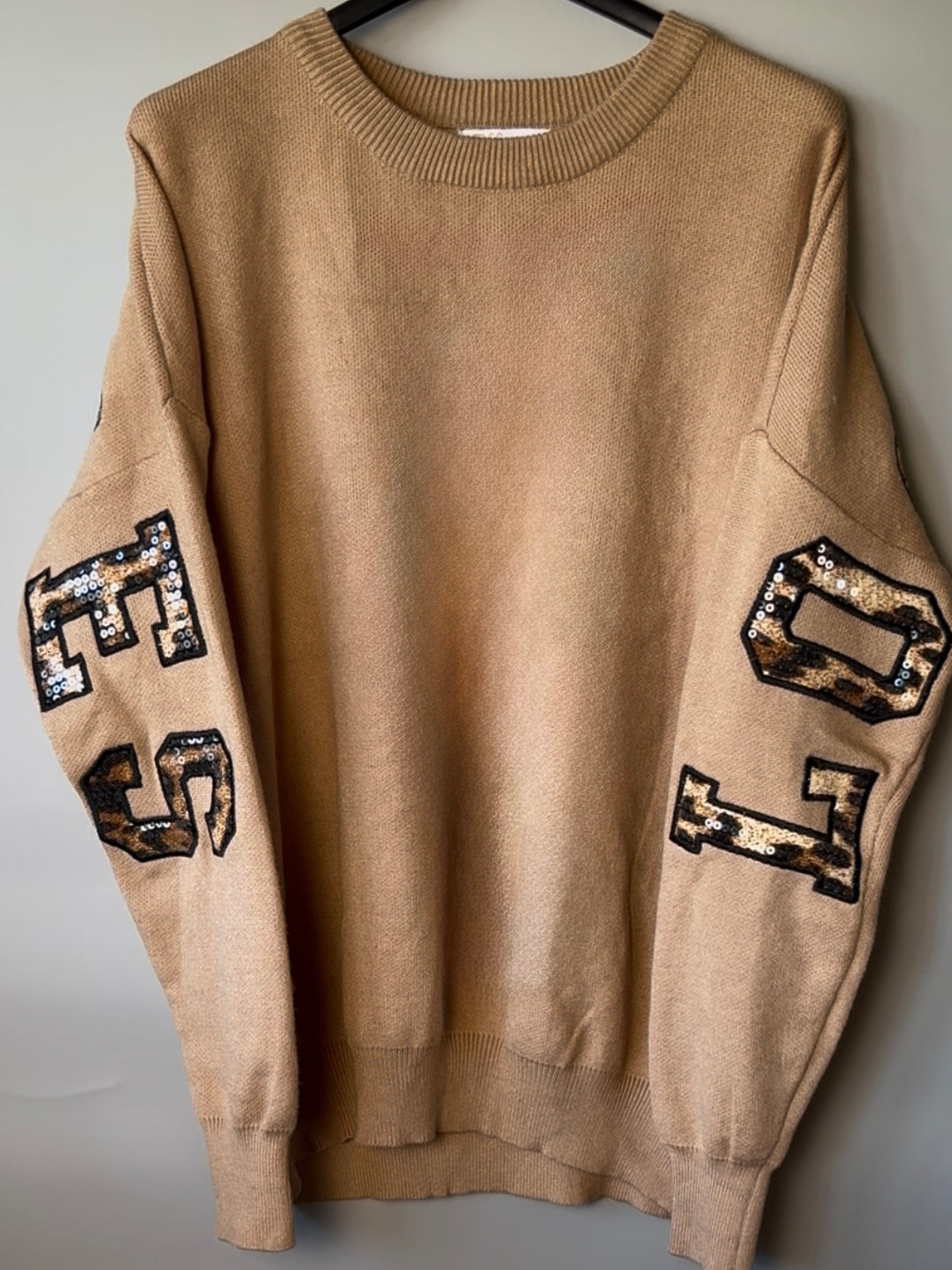 Pullover mit Pailletten, versch. Farben