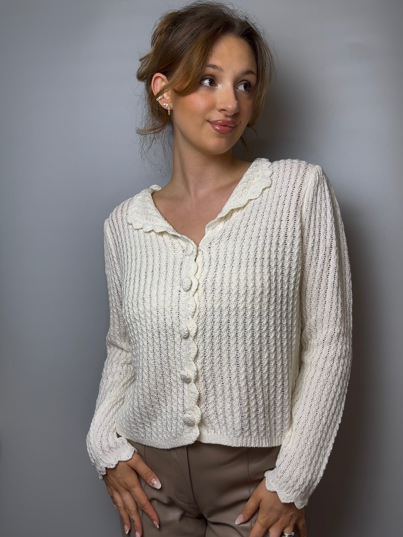 Strickjacke „Finja“, lang
