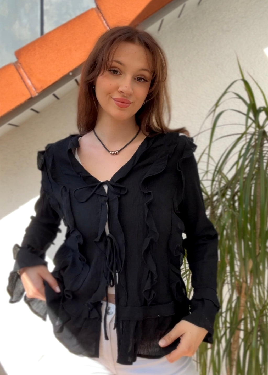 Bluse „Juna“ schwarz