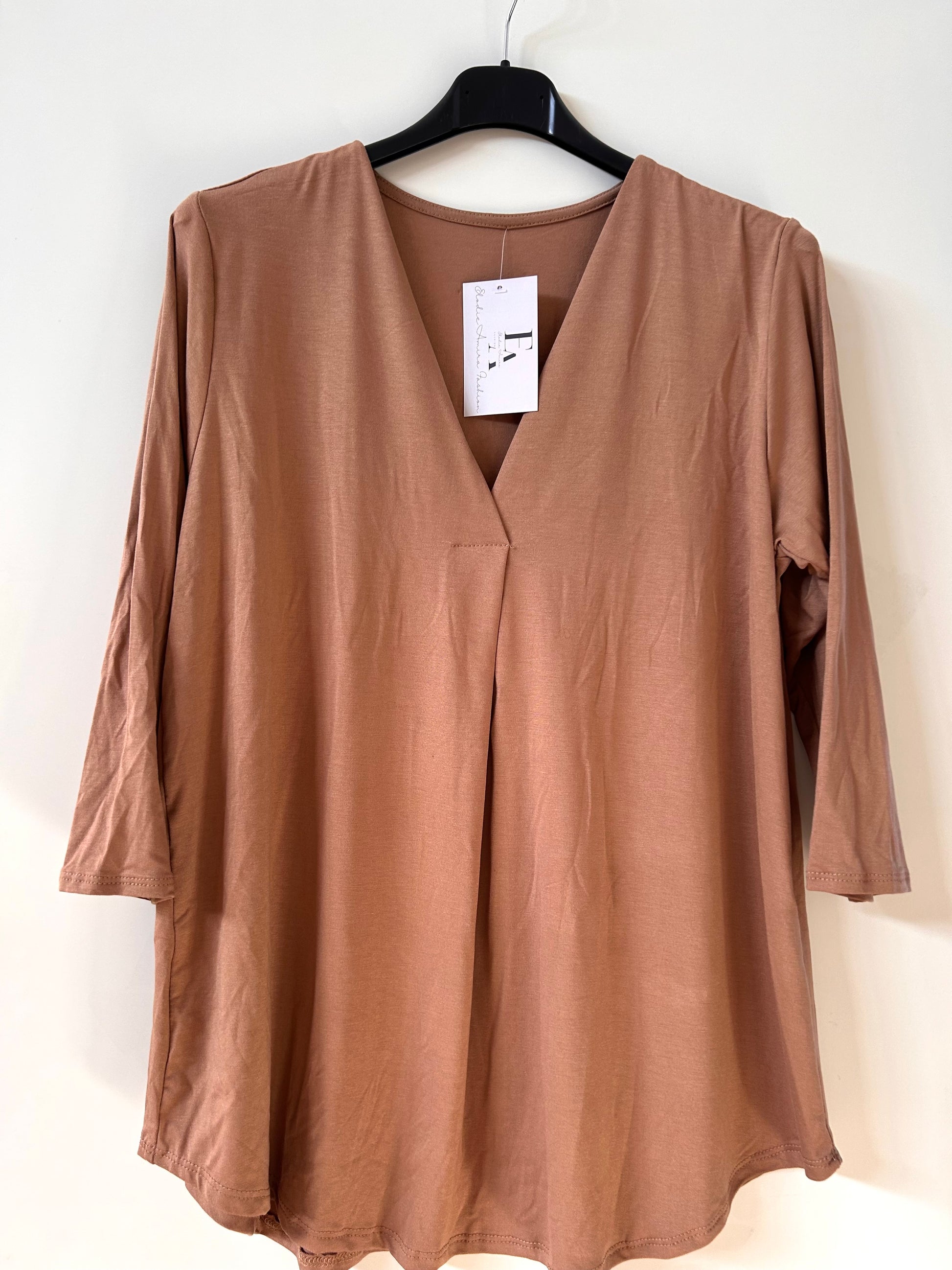 Viskose Basic Shirt, versch. Farben