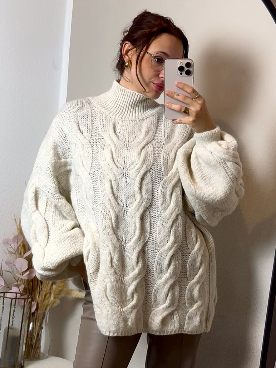 Sweater cable knit