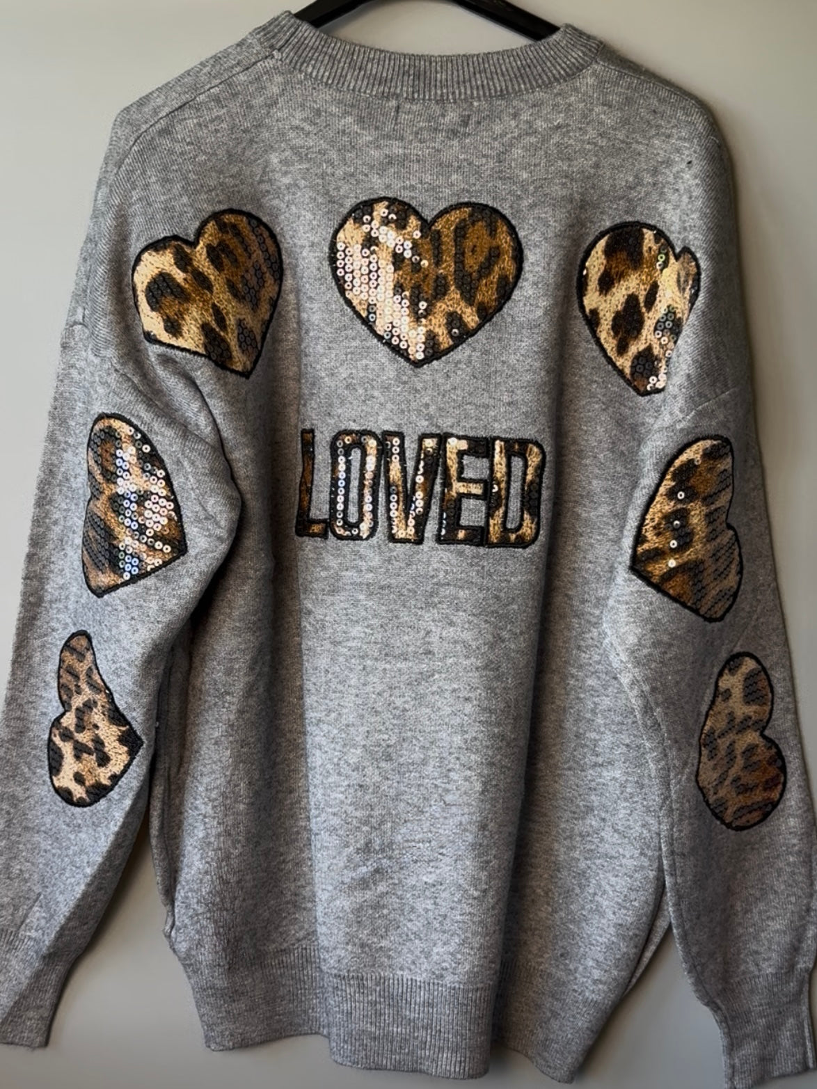 Pullover mit Pailletten, versch. Farben