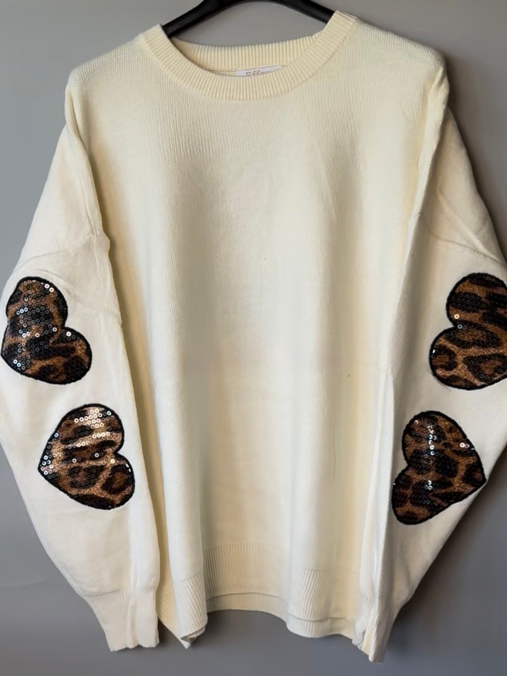 Pullover mit Pailletten, versch. Farben