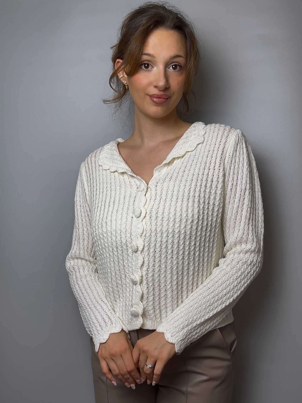 Strickjacke „Finja“, lang
