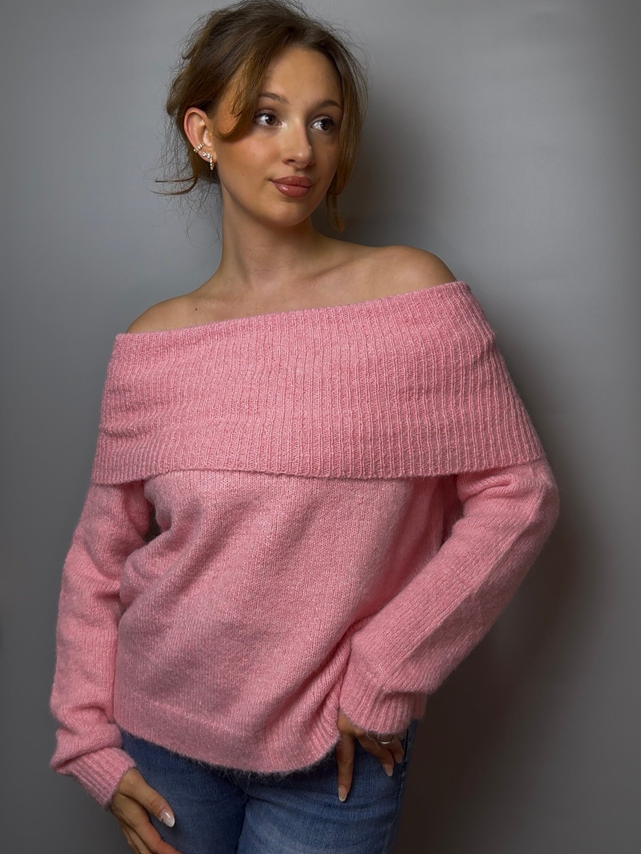 Off Shoulder Pullover “Mirabelle”, versch. Farben