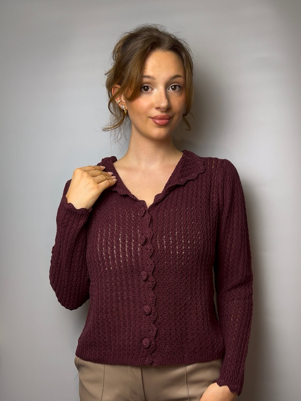 Strickjacke „Finja“, lang