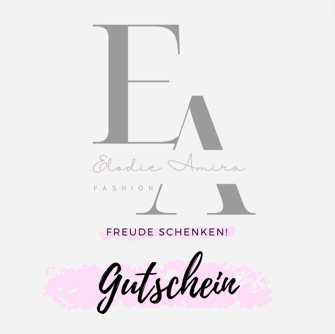 Freude schenken mit einem Gutschein! - Elodie Amira Fashion