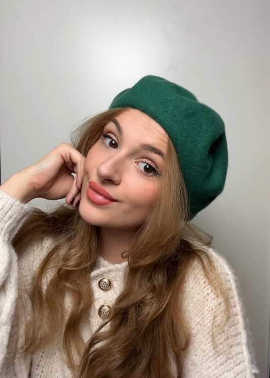 beret, green