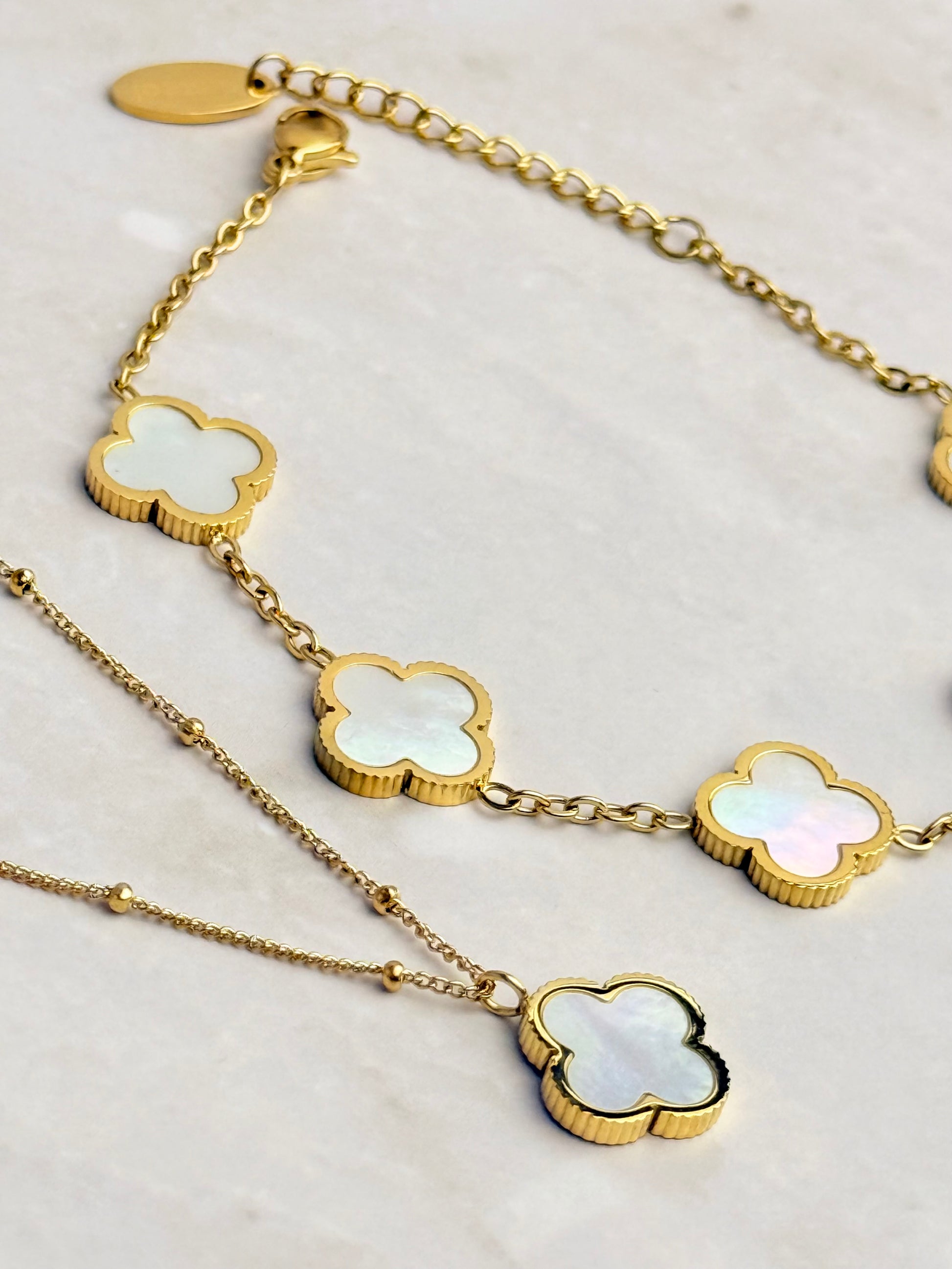 Lucky Leaf Abbaddon Armband 14K vergoldet