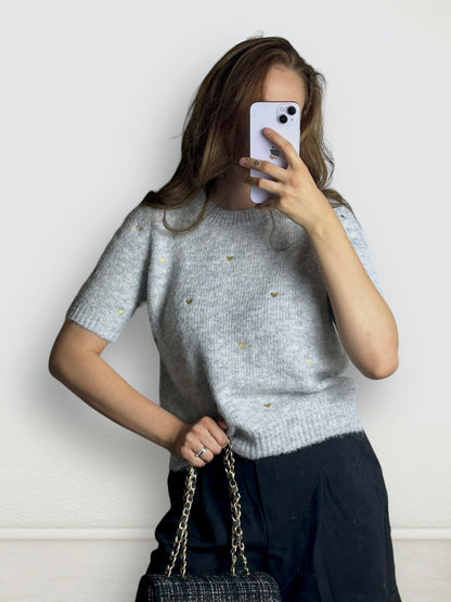 Kurzarm blogger Pullover 