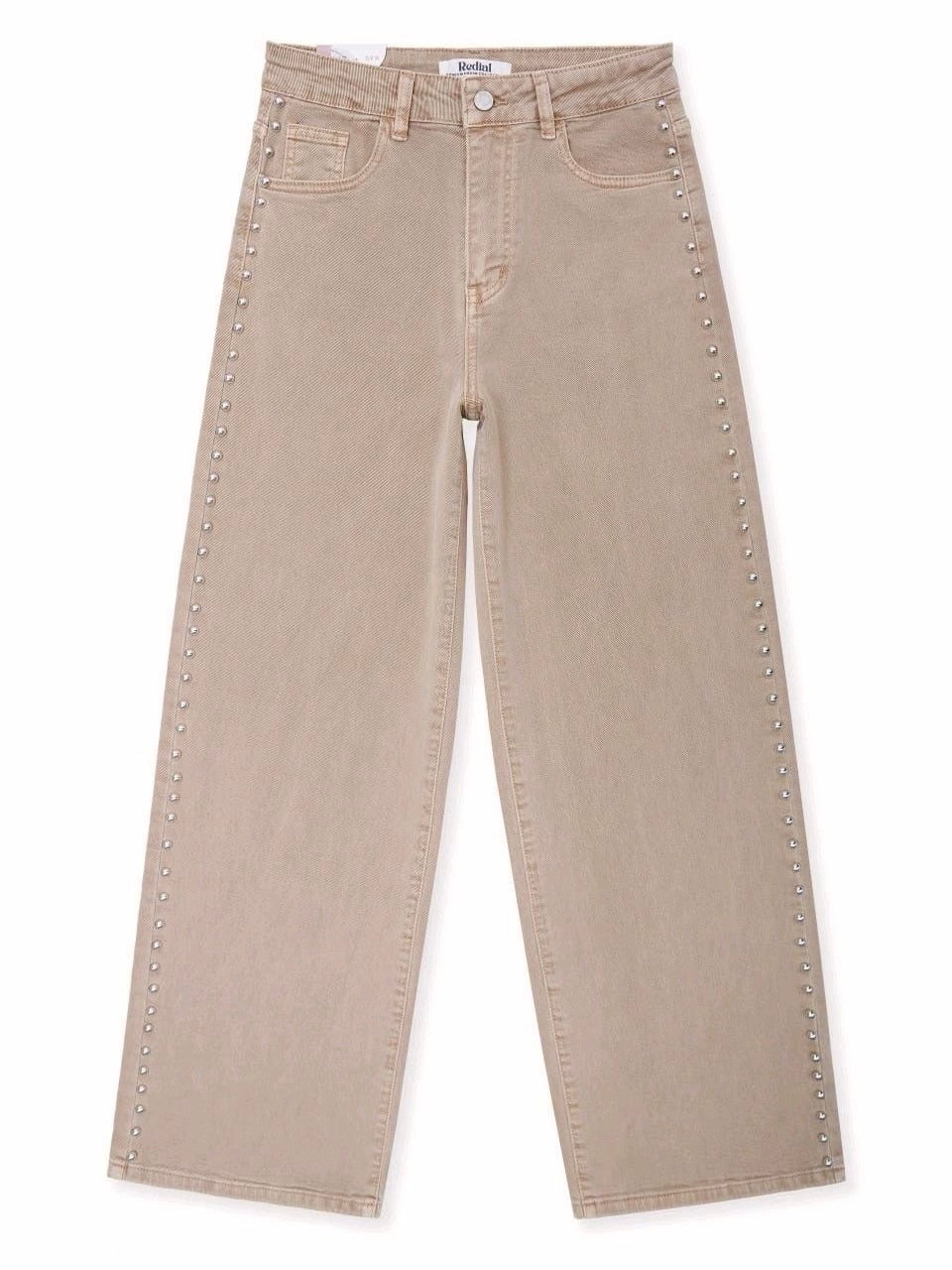 High Waist wide leg Jeans Nieten
