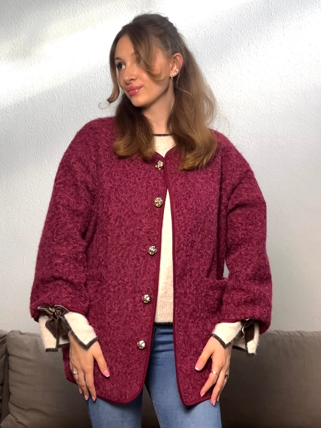 Jacke Bordeaux