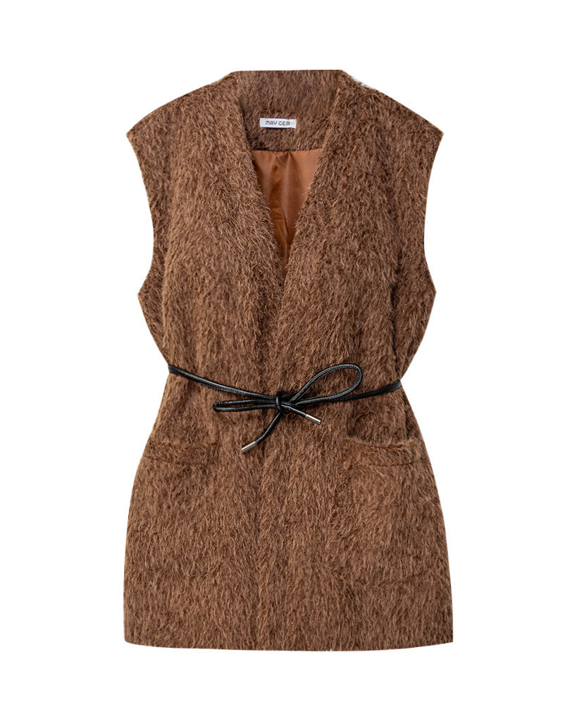 Faux-Fur Weste