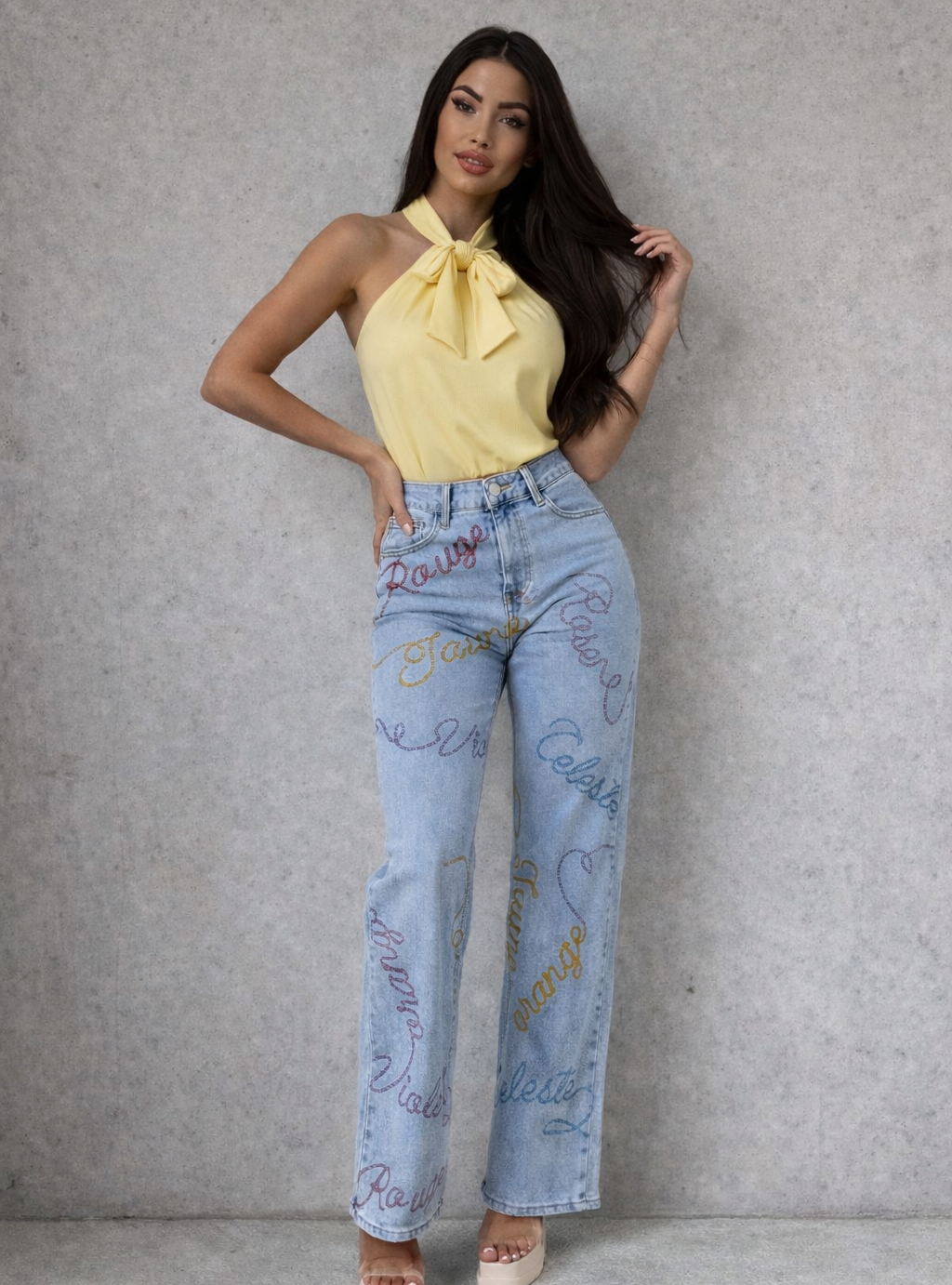 High waist Jeans “Les Couleurs”